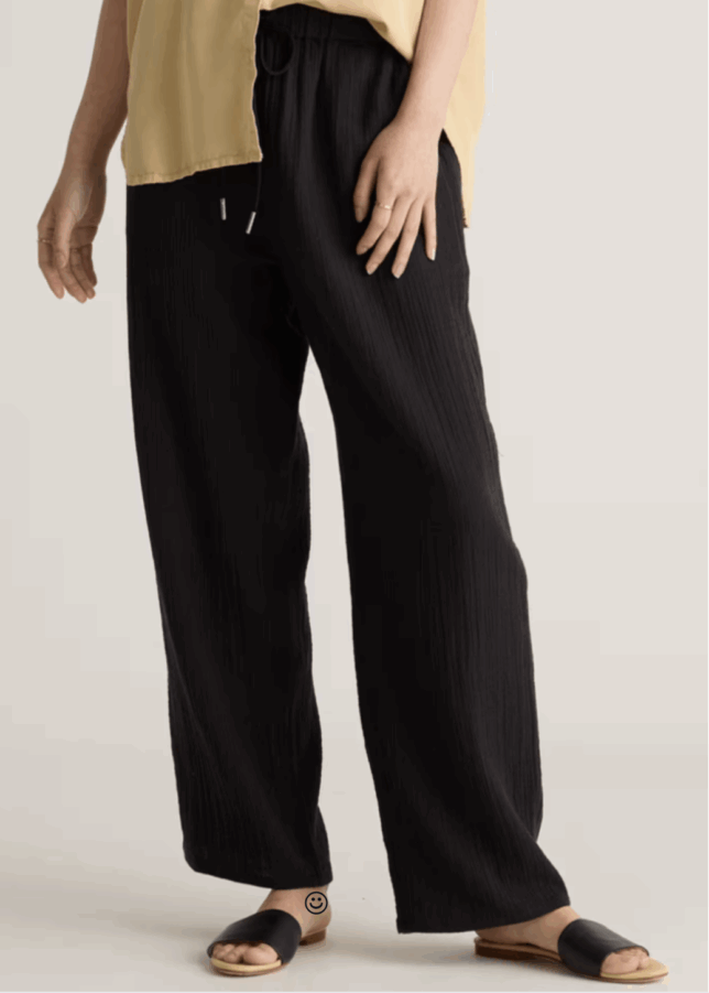Lightweight Summer Casual Pants For Summer tania stephens 50 is not old fashion blogger gauze 